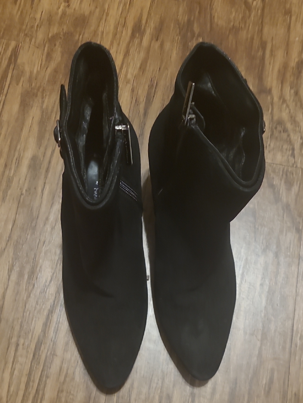 Aquatalia Boots Black Suede Sz 8